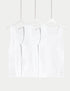 Marks & Spencer"3pk Pure Cotton Sleeveless Vests"